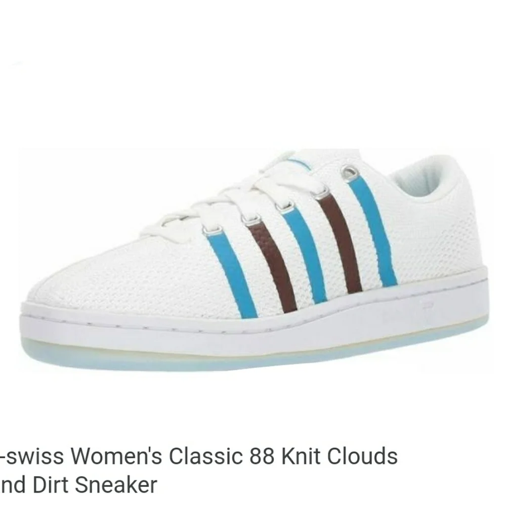 K-swiss Women's Classic 88 Knit Clouds And Dirt Size 7.5 NWT